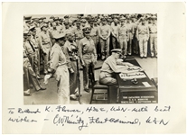 Admiral Chester Nimitz Signed Photo of the Japanese Surrender
